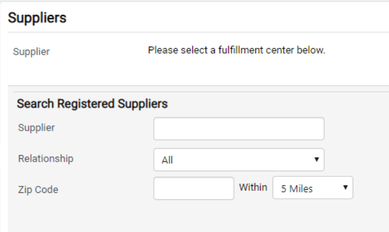 supplier field