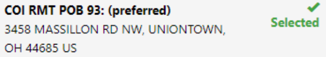 fulfillment address