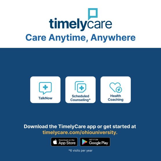 TimelyCare services and app download information