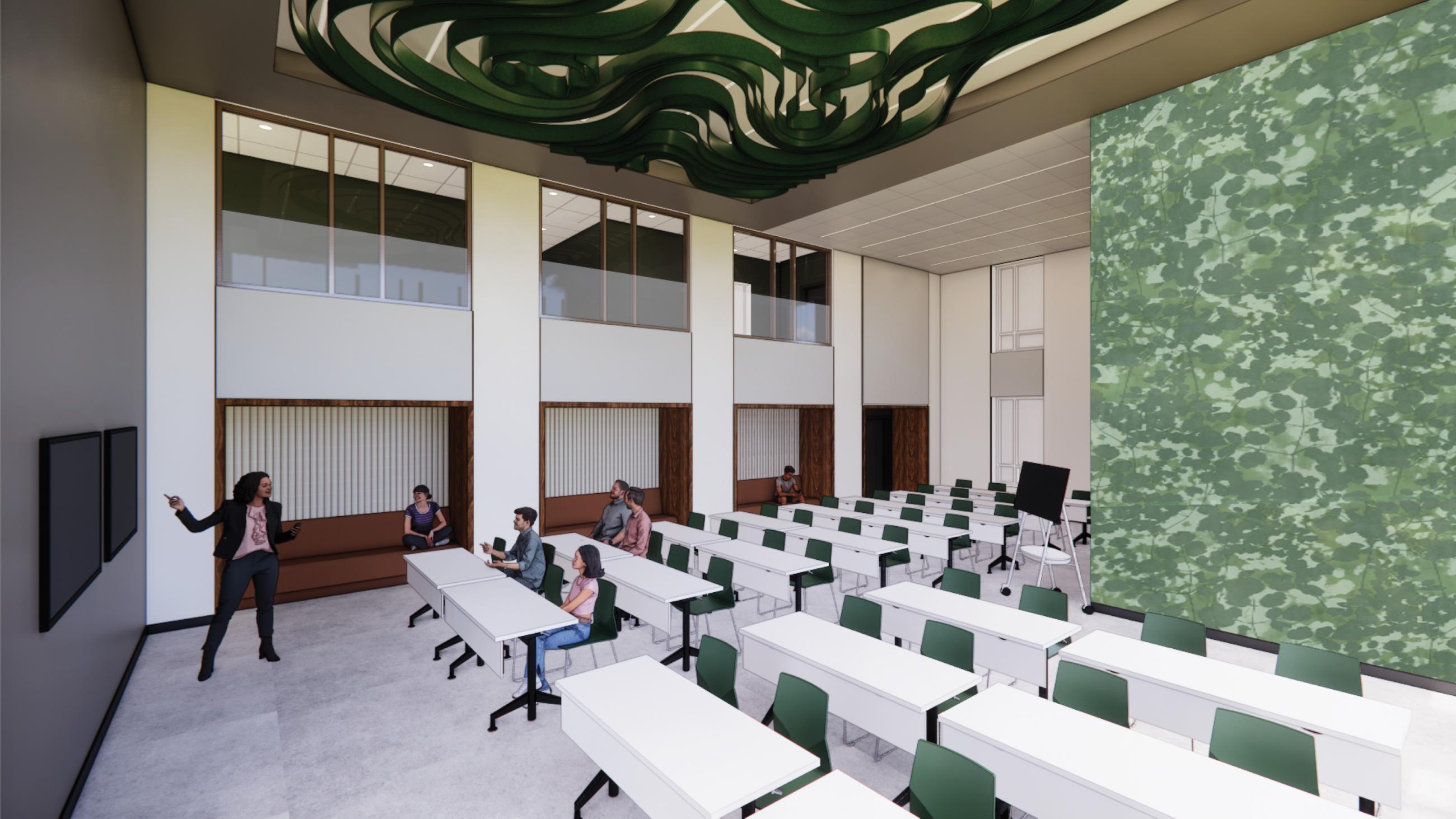 The multipurpose room.