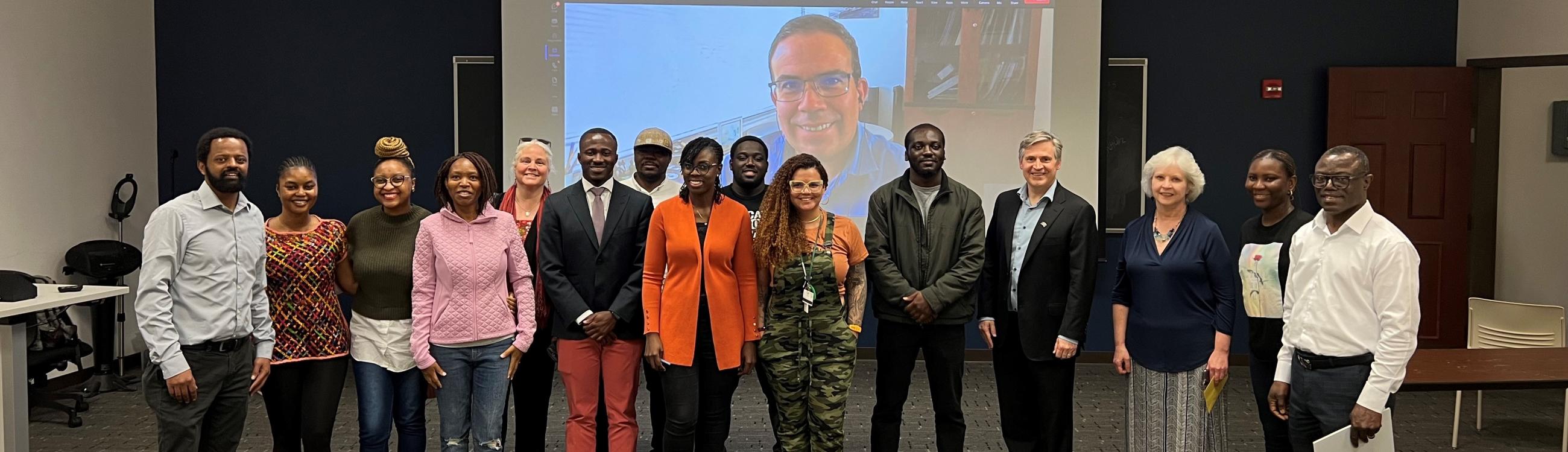 Faculty, Staff, Students at World Malaria Day Lecture