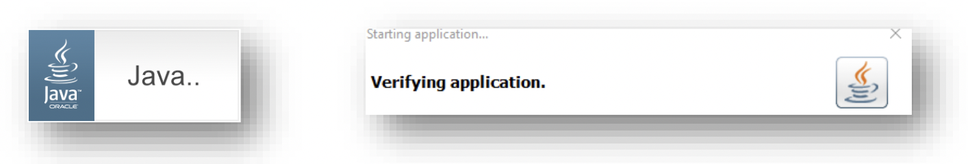 java verifying application
