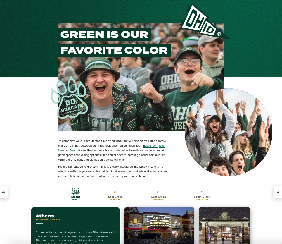 Screenshot of Look Book website
