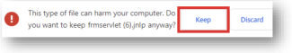 Oracle forms-based menu in Google Chrome