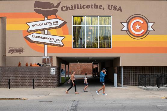 A mural in on a building in Chillicothe.