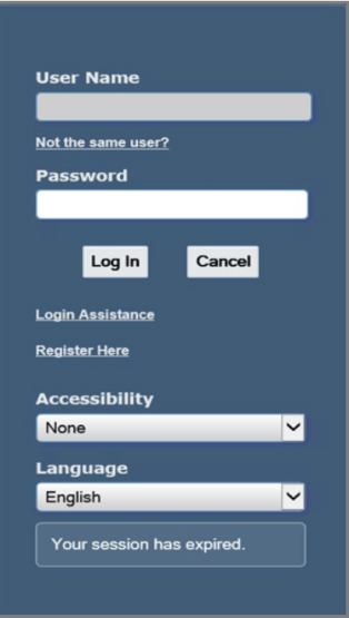 New Login Screen