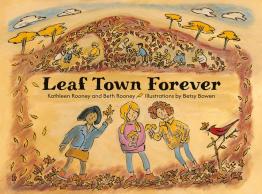 Three illustrated children on cover surrounded by fall colored leaves.