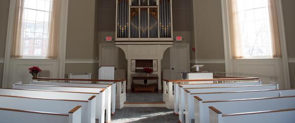 Inside Galbreath Chapel