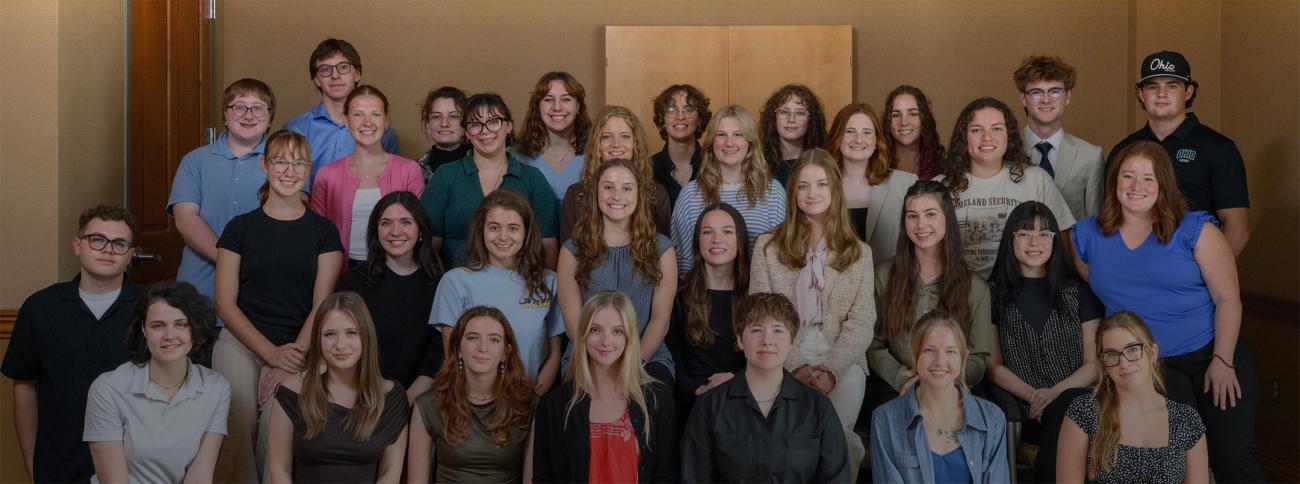 scholars group photo fall 2025